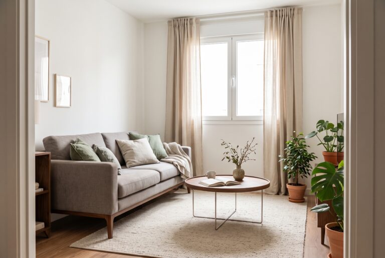Cómo decorar una sala pequeña para que parezca más amplia
